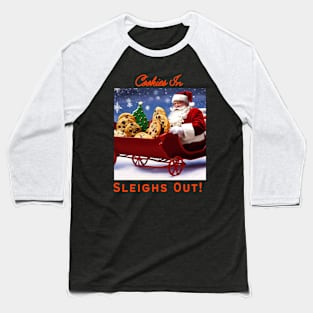 Santa's Christmas Plan Baseball T-Shirt